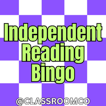 Preview of Independent Reading Bingo: Helping Track IR