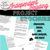 Independent Reading Brochure Project (for any book!)
