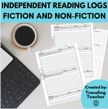 Preview of Independent Reading Conference Form and Fiction and Non-Fiction Reading Logs