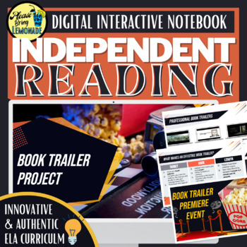 Preview of Independent Reading - Create a Book Trailer Using Canva - Book Talk Alternative