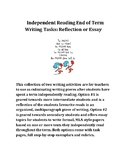 Independent Reading End of Term Writing Tasks: Reflection 