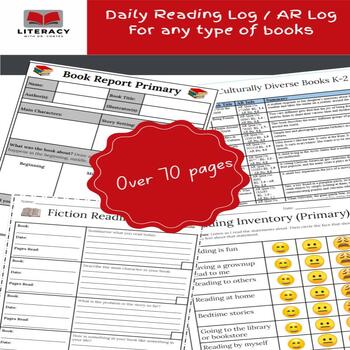 Preview of Daily Reading Log and Inventory