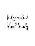Independent Reading Guide with Project Ideas