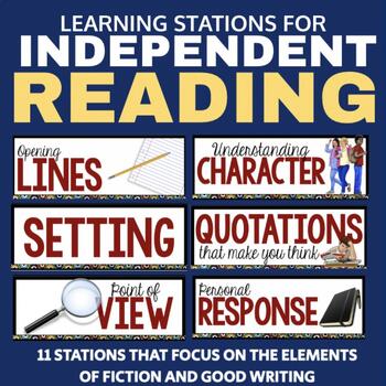 Preview of Independent Reading Learning Stations