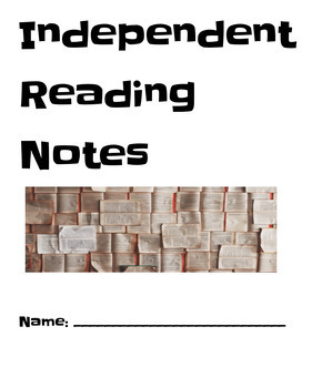 Preview of Independent Reading Log (Any Novel)