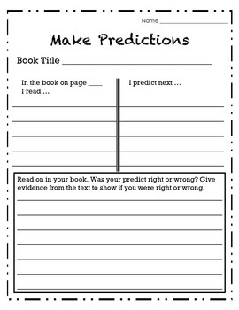 Independent Reading: Make Predictions by Mann-made Teaching Materials