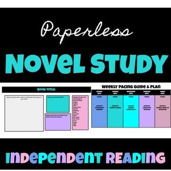 Preview of Independent Reading Novel Study | Distance Learning