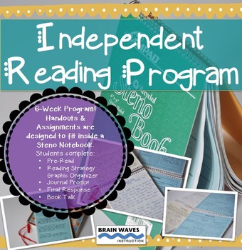 Preview of Independent Reading Program:  6-Week Program - Any Book - Novel Study