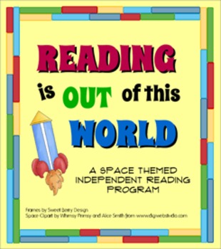 Preview of Independent Reading Program - Out of this World Theme