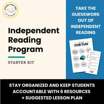 Preview of Independent Reading Program- Starter Kit- Boost Student Engagement and Growth