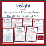 Independent Reading Project Bundle, Grades 4 & 5