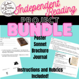 Independent Reading Projects Bundle! (works for any book!)