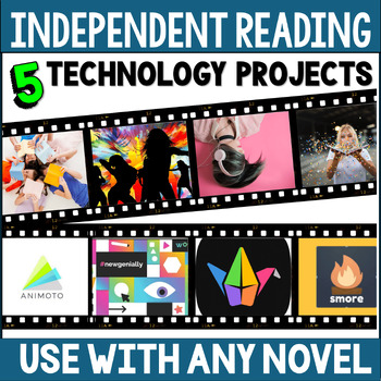 Preview of Independent Reading Projects  - End of Novel Project for Assessment of Any Book
