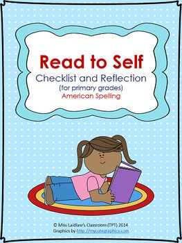 Preview of Independent Reading (Read to Self) Checklist for Primary {American Spelling}
