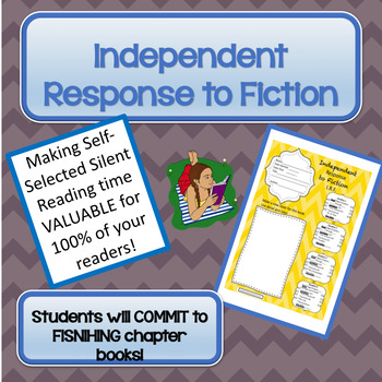 Preview of Independent Reading Response to Fiction (Read to Self) Program