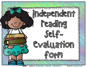 Preview of Independent Reading Self Evaluation Checklist **FREE**