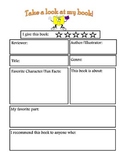 Independent Reading: Student Book Review Any Genre
