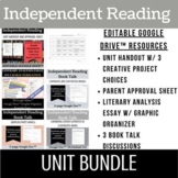 Independent Reading Unit Editable Google Drive™ Bundle