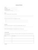 Independent Reading Worksheets