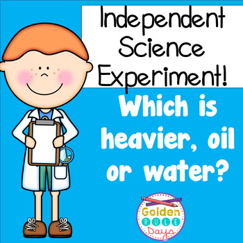 Preview of Independent Science Experiment Grades  3 & 4
