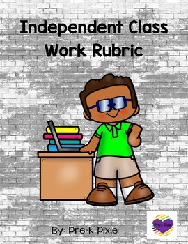 Preview of Independent Seat Work Rubric