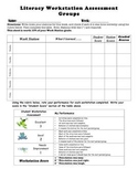 Independent Seatwork Workstation Rubric