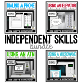 Independent Skills - Boom Cards & Interactive PDF BUNDLE
