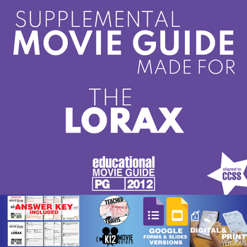 Preview of Independent Supplemental Movie Guide made for The Lorax (PG - 2012)