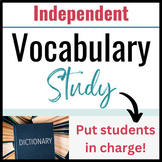 Independent Vocabulary Study Method for Secondary ELA