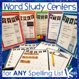 Word Study Centers and Spelling Activities for Any List