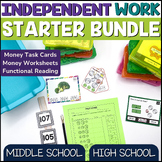 Independent Work System Middle & High School Life Skills S