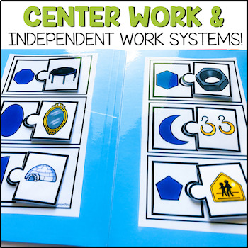 Shape Matching Task Boxes For Special Education