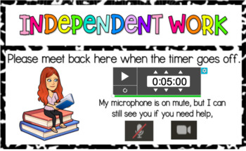 Preview of Independent Work Timer