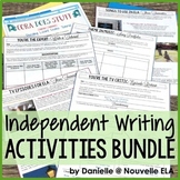 Emergency Sub Plans - Independent Writing Activities for Middle School Snow Day