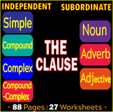 Independent and Dependent Clauses | Worksheets. Reviews. A
