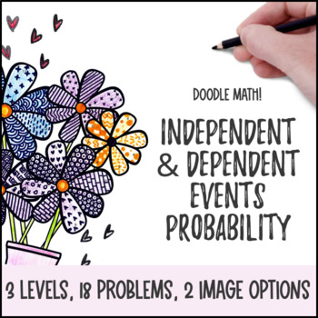 Preview of Independent and Dependent Probability | Doodle Math: Twist on Color by Number