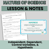 Independent and Dependent Variable Lesson and Student Note