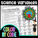 Independent and Dependent Variables Color By Number | Scie