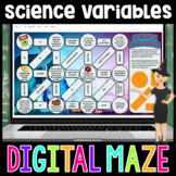 Independent and Dependent Variables Digital Maze | Science