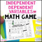 Independent and Dependent Variables Math Game - Equations 