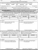 Independent and Dependent Variables Practice Worksheet