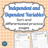 Independent and Dependent Variables: Sort and Differentiat