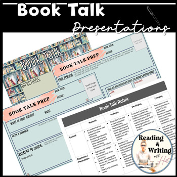 Preview of Independent Reading / Novel Study - BOOK TALK Project Digital Resource