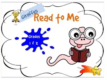 Preview of Online Reading - Novelty Giraffes - Grades 1 & 2 - Independent work