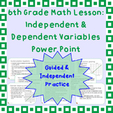 Independent vs. Dependent Variables: A Power Point Lesson