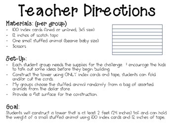 Can You Fit Through an Index Card?  STEAM Activity for Kids - Engineering  Emily