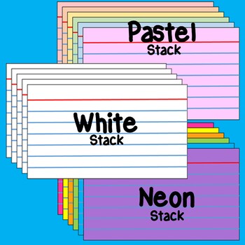 index card stack