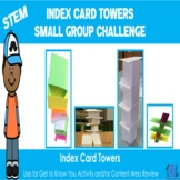 Index Cards Tower STEM Challenge