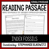 Index Fossils Reading Passage | Printable & Digital