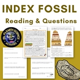 Index Fossils and Relative Dating Reading and Worksheets